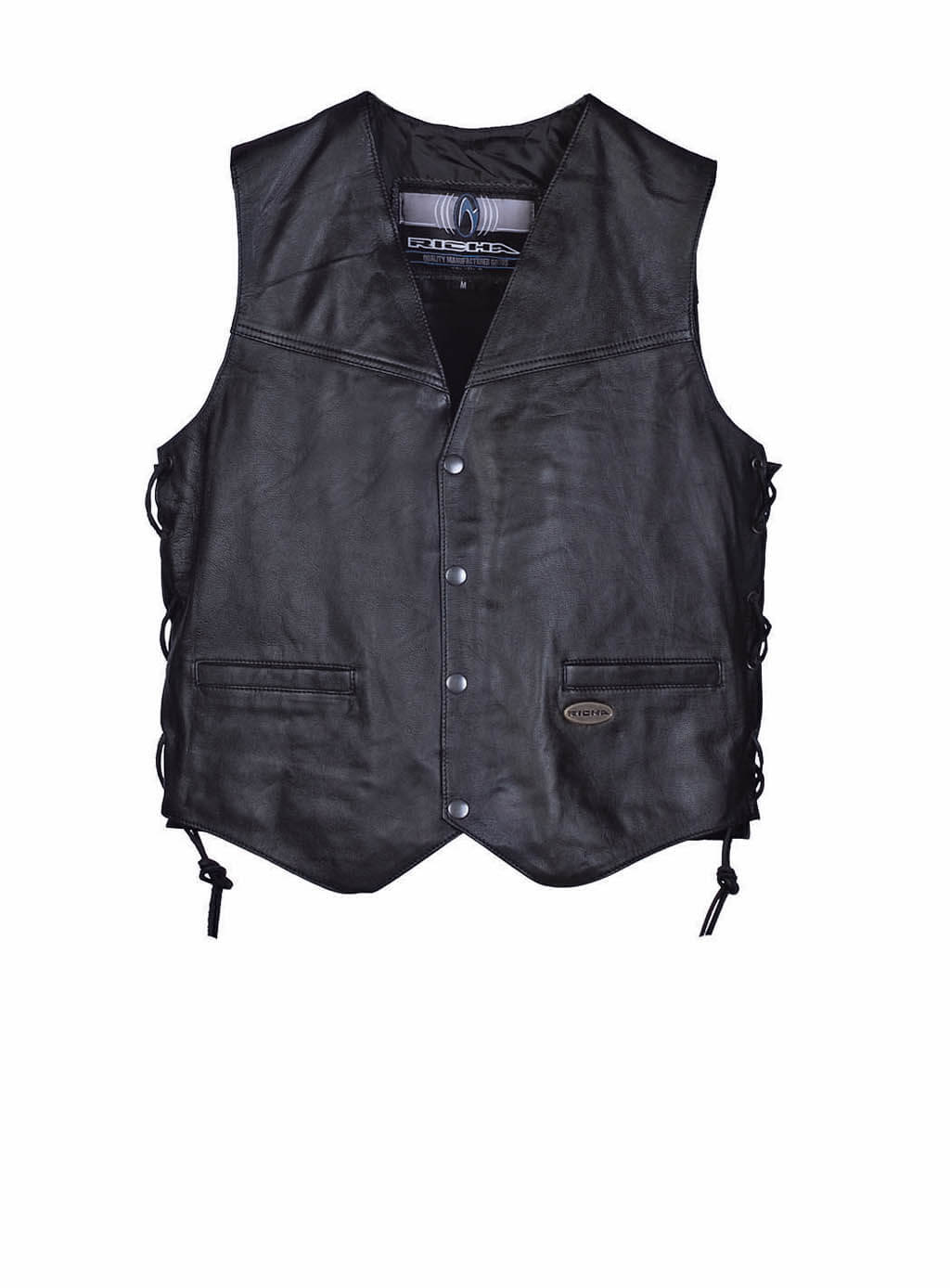 GILET BLACK WITHOUT FRANGLES
